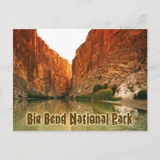 Rio Grande, Big Bend NP, Texas Postkarte (Vorderseite)