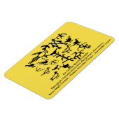 Rio Grande Bird Petroglyphs Magnet (Linke Seite)