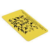 Rio Grande Bird Petroglyphs Magnet (Rechte Seite)