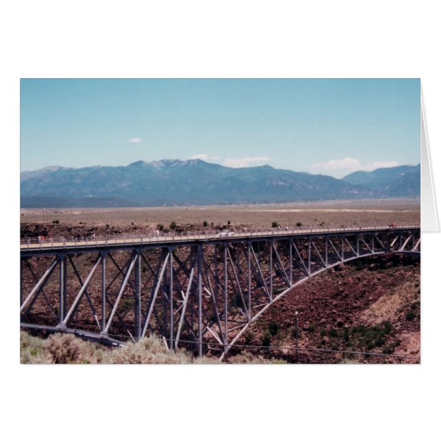 Rio Grande Bridge-Karte (Vorderseite (Horizontal))