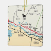 Rio Grande City TX Keramikornament (Links)