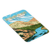 Río Grande del Norte Nationales Monument New Mexic Magnet (Rechte Seite)