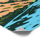 Río Grande del Norte Nationales Monument New Mexic Poster (Ecke)