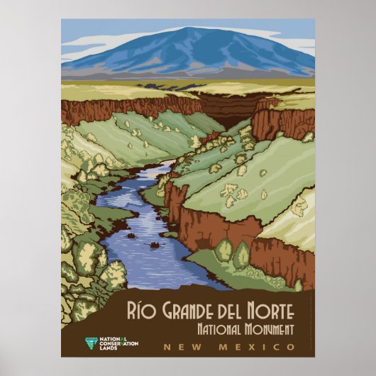 Rio Grande Del Norte Poster (Vorne)