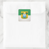 Rio Grande do Norte Quadratischer Aufkleber (Tasche)