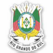 Rio Grande do Sul - Brasilien Aufkleber (Vorderseite)