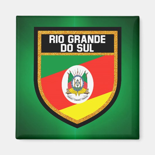 Rio Grande do Sul Flag Magnet (Vorne)