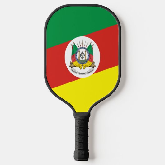 Rio Grande do Sul flagge - Brasilien Pickleball Schläger (Rückseite)