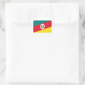 Rio Grande do Sul, Flagge Brasiliens Runder Aufkleber (Tasche)