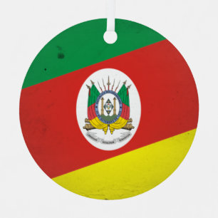 Rio Grande do Sul Ornament Aus Metall