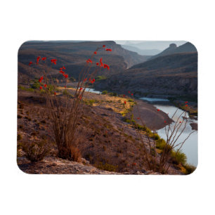 Rio Grande fließt durch die Chihuahuan-Wüste Magnet