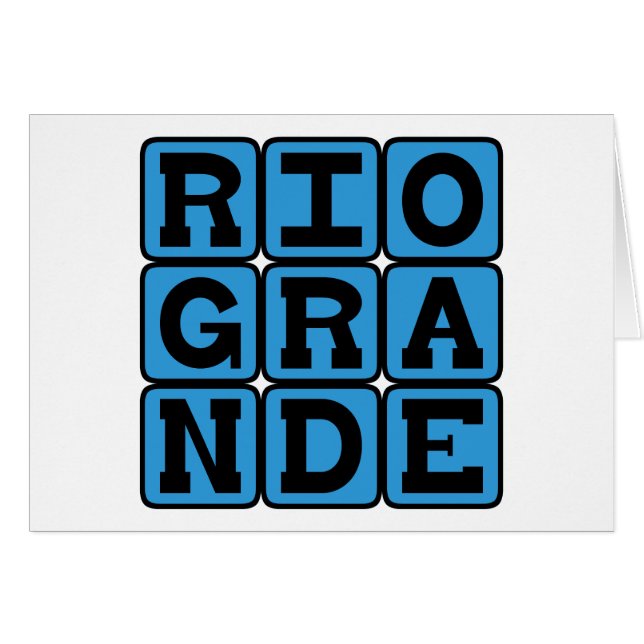Rio Grande, Fluss in Texas (Vorderseite (Horizontal))