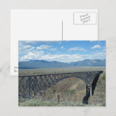 Rio Grande Gorge Bridge Postkarte (Vorne/Hinten)