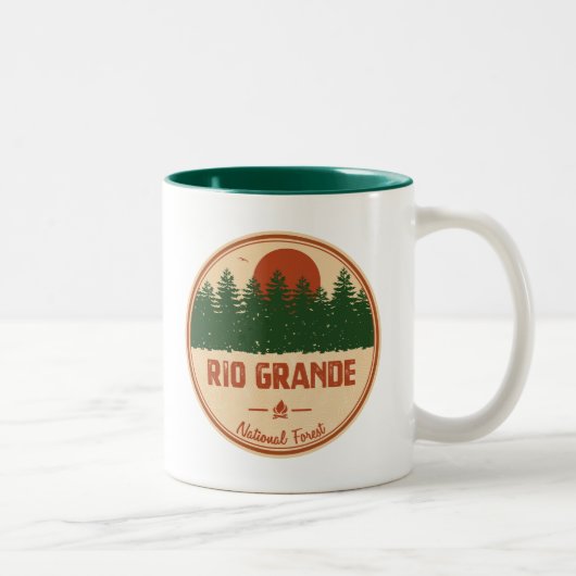 Rio Grande National Forest Zweifarbige Tasse (Rechts)