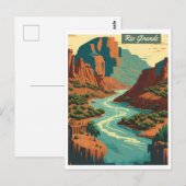 Rio Grande Postkarte (Vorne/Hinten)