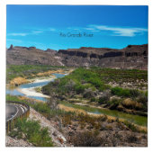 Rio Grande River, Texas Fliese (Vorderseite)