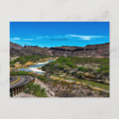 Rio Grande River, Texas Postkarte (Vorderseite)