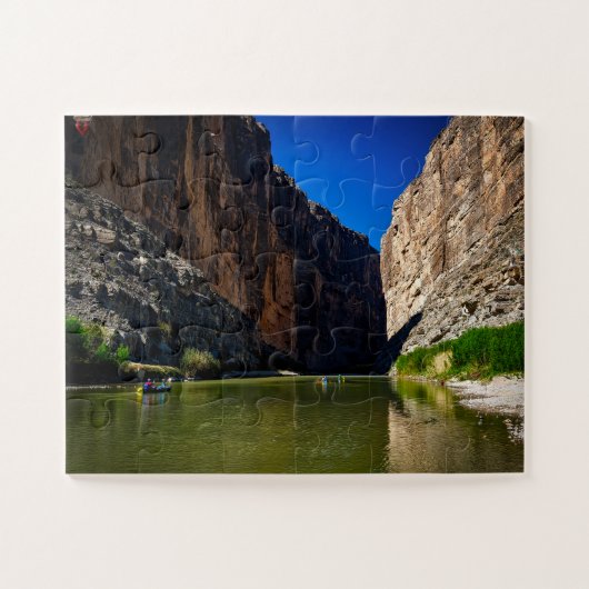 Rio Grande River Texas Puzzle (Horizontal)