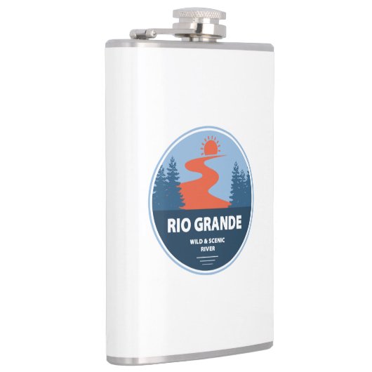 Rio Grande Wild und Landschaftlicher Fluss Flachmann (Rechts)