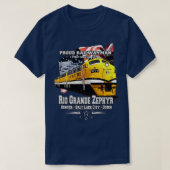 Rio Grande Zephyr Denver Ogden Zug T-Shirt (Design vorne)