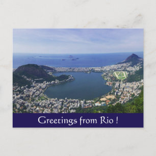 Rio-Grüße Postkarte