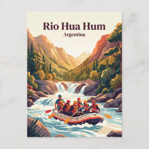 Rio Hua Hum, Argentinien Postkarte