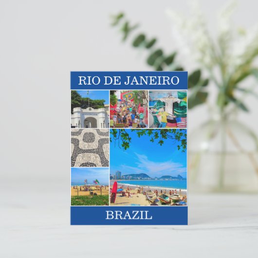 Rio landschaftlich postkarte (Stehend Vorderseite)