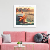 RIO MARAVILHA - Impressão em tela Leinwanddruck (Insitu (Wohnzimmer))