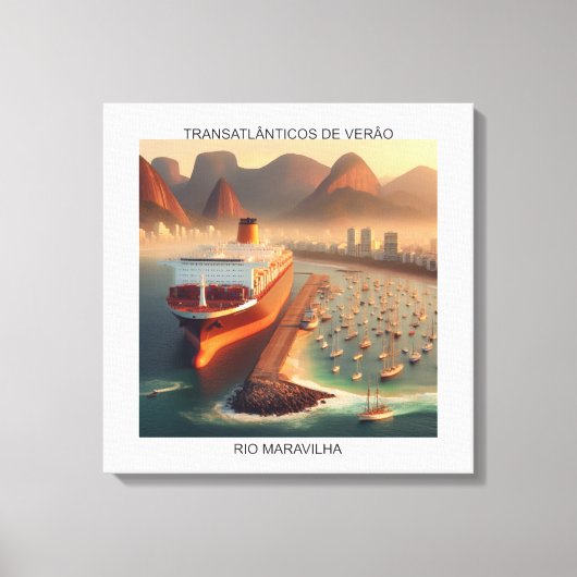 RIO MARAVILHA - Impressão em tela Leinwanddruck (Vorderseite)