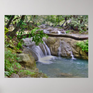 Rio Mesillos in San Luis Potosi, Mexiko-Poster Poster