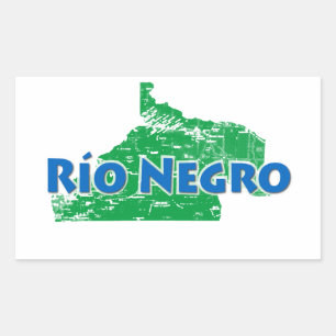 Rio Negro Rechteckiger Aufkleber