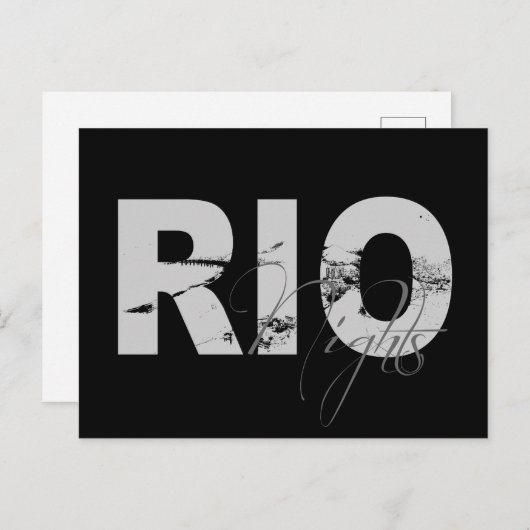 Rio Nights Postkarte (Vorne/Hinten)
