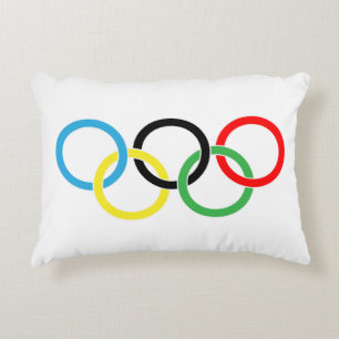 "Rio Olympia Nature Vector Pillow" Dekokissen