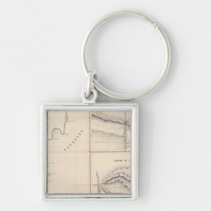 Rio Paraguay chutes, Rio Parana in Iguazu Schlüsselanhänger