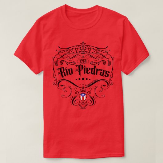 Rio Piedras Vintages Design 1 T-Shirt (Design vorne)