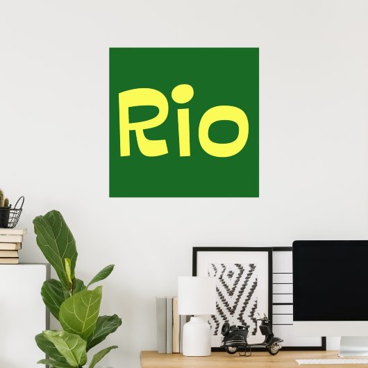 Rio Poster (Heimbüro)