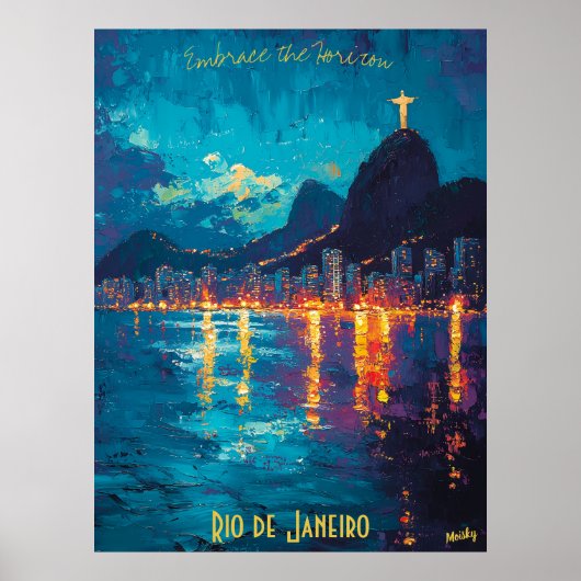 Rio Radiance - Christ the Redeemer Reflections Poster (Vorne)