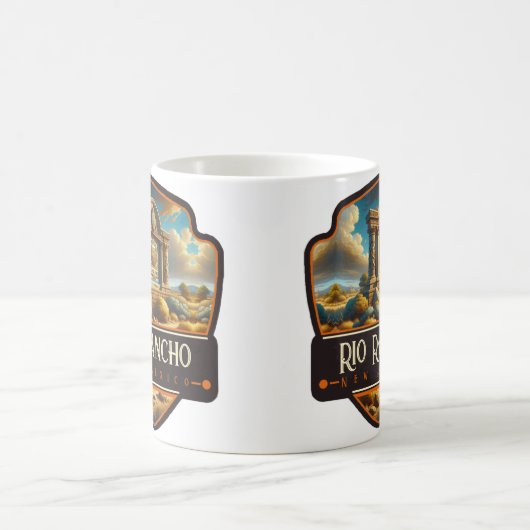 Rio Rancho, New Mexico | VINTAG Kaffeetasse (Mittel)