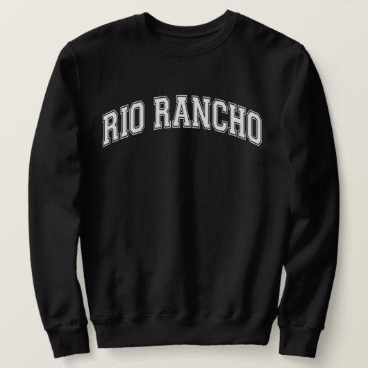 RIO RANCHO University Style America Uni Sweatshirt (Design vorne)