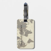 Rio Rosewood and Curly Maple World Map.jpg Gepäckanhänger (Rückseite vertikal)