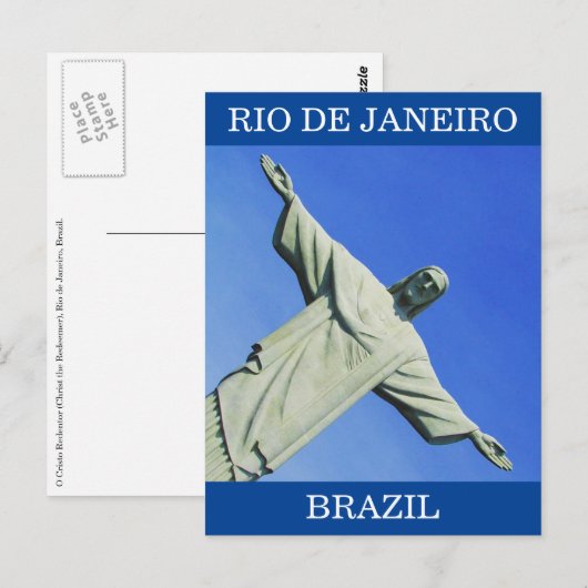 Rio-Rotentor Postkarte (Vorne/Hinten)