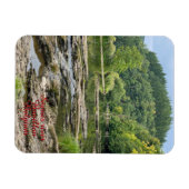 Río Semois landschaft in Bouillon, Belgien Magnet (Horizontal)