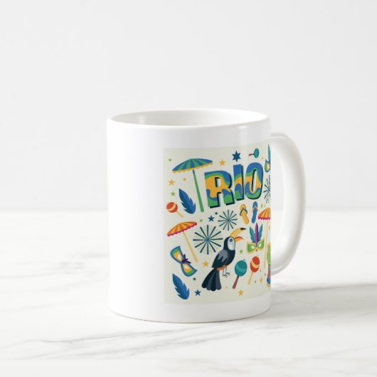 Rio Souvenir Tasse (VorderseiteRechts)