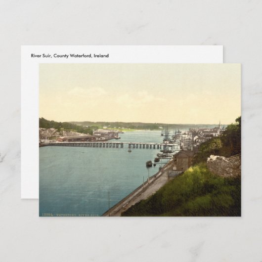 Río Suir, Landkreis Waterford Postkarte (Vorne/Hinten)