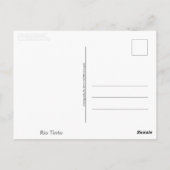 Rio Tinto, Andalusien (Spanien) Postkarte (Rückseite)