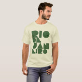 Rio typographie grün T-Shirt (Vorne ganz)