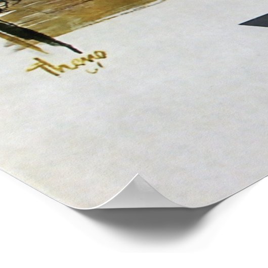 RIO VINTAGE REISE 1960 POSTER (Ecke)