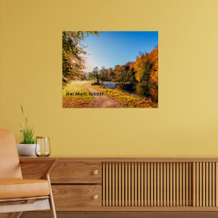 Río Wharfe, Yorkshire Poster