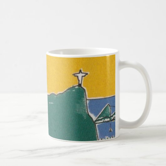RiodeJaneiro RJ Brasilien grün und gelb Kaffeetasse (Rechts)