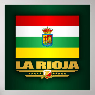 Rioja-Flagge Poster